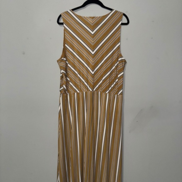 Maurices Striped Sleeveless Button-Down Dress - Picture 1 of 4